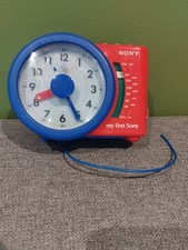 My First Sony Alarm Clock Radio Vintage 1990s ICF-A6500 