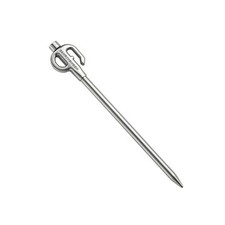 Piquet d'ancrage pour chien 1 pi��ce 420 pieu d'attache pour chien en acier inox