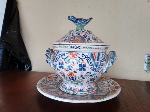 Soupière ancienne céramique - soupière,