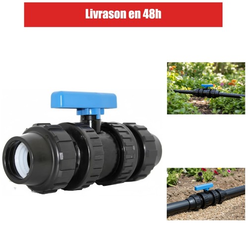 Vanne bille 25mm pvc pour - vanne, à