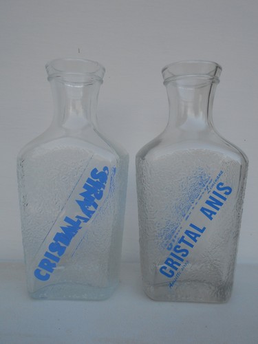 Lot carafes cristal - carafes, anis