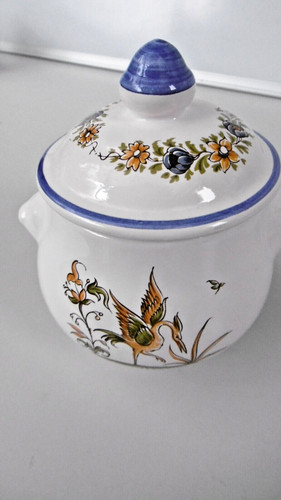 Sucrier porcelaine décor - porcelaine,