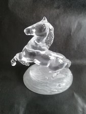 Cheval cabré cristal d'Arques