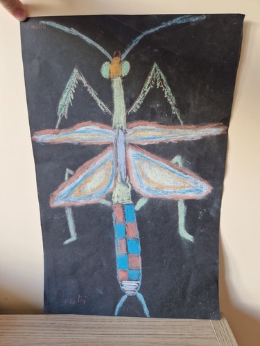 Dessin original mante - dessin,