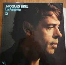 33 Tours Vinyle Album Brel La Fanette Très Bon Etat Barclay 