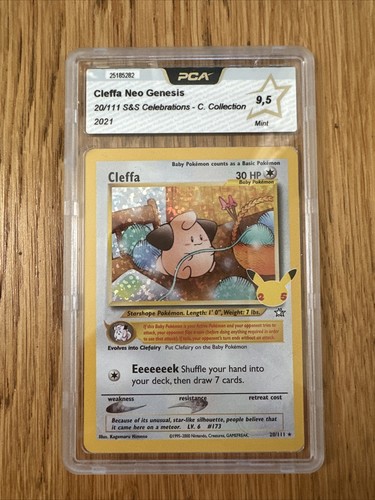 Carte pokémon anglaise cleffa - pokémon,