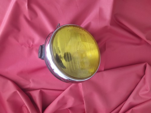 Feu avant jaune moto rond - feu,
