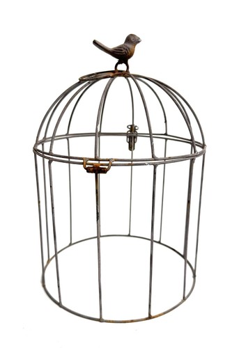 Déco cage fer - -,