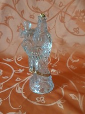 vièrge à l'enfant en verre