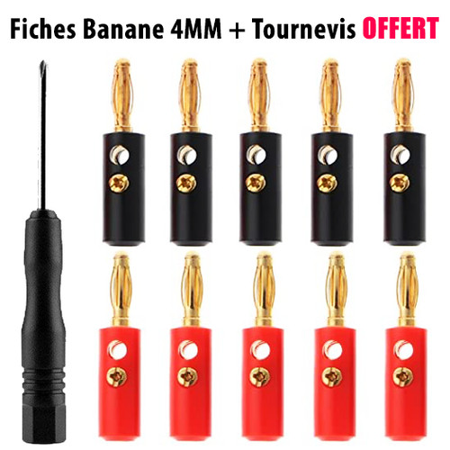 Fiche banane 4mm mâle