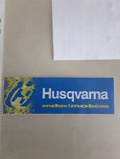 AUTOCOLLANT Vintage Husqvarna Enduro Motocross .