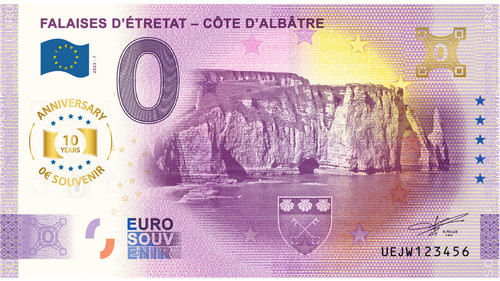 Billet souvenir 2025 - souvenir, france