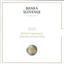 1x Coffret BU (10 pièces) série Slovénie 2025 (neuf)