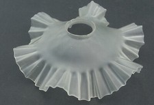 ancienne lampe suspension verre moulé lustre abat-jour vintage N°19