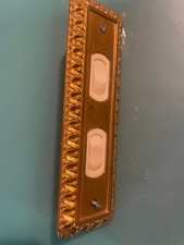 Arnould Europa Trianon  double interrupteur va et vient  plaque bronze doré