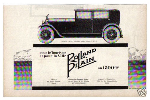 Publicite auto rolland pilain - rolland,