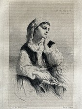 Célestin Nanteuil Gravure Eau