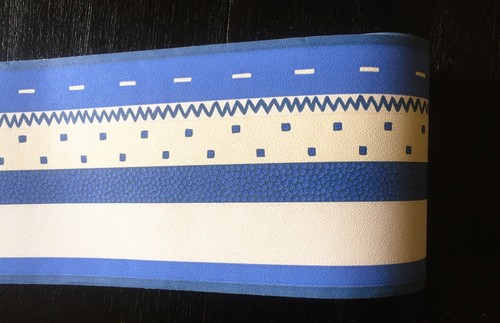 Rouleau frise murale bleu - 1,