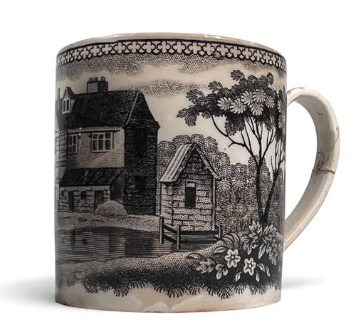 Tasse litron faience signé
