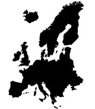Autocollant carte Europe