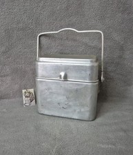 Ancienne Cantine / gamelle  militaire en Alu M.M.R marque déposé 1933