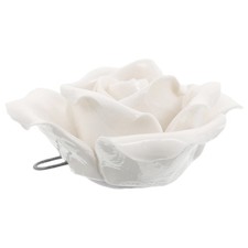  Décoration murale en céramique représentant une rose : fleur 3D de 6 cm (2,36