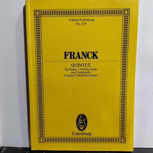 Franck piano quintet - franck, miniature