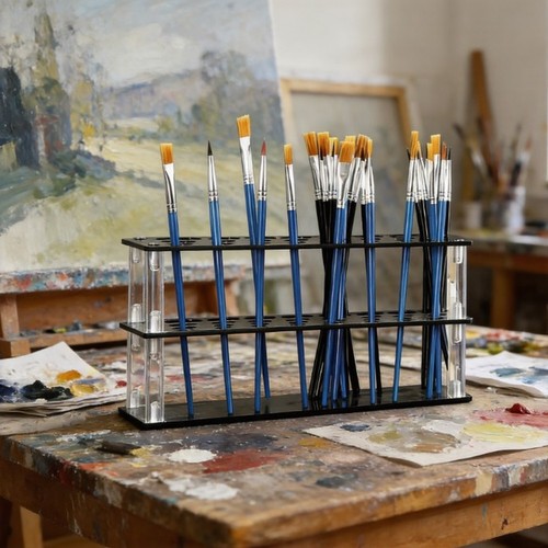 Porte brosse acrylique pour - porte-brosse,