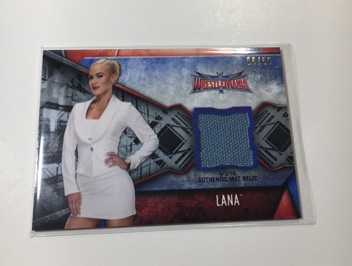 2017 topps wwe relic card - topps,