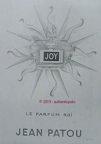 Publicite jean patou joy - jean, le