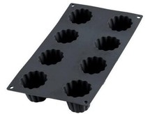 Moule silicone 8 cannelés flexible anti adhérent Gourmet LEKUE