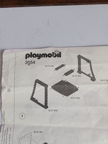 Playmobil notice montage - de,