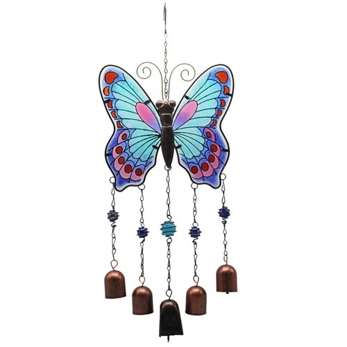 Grand papillon fer - papillon, peint