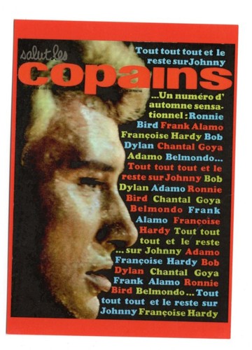 Johnny hallyday carte postale - johnny,