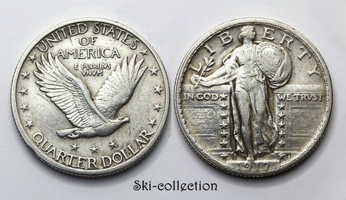 Cents quarter dollar 1917 - dollar,