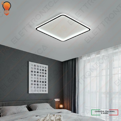 Plafonnier carré led w - plafonnier,