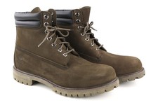 Timberland 73543-A3598 Homme EU45.5/46 Kaki Cuir Montantes Logo Chaussures