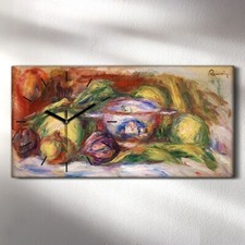 Horloge murale sur toile 60x30