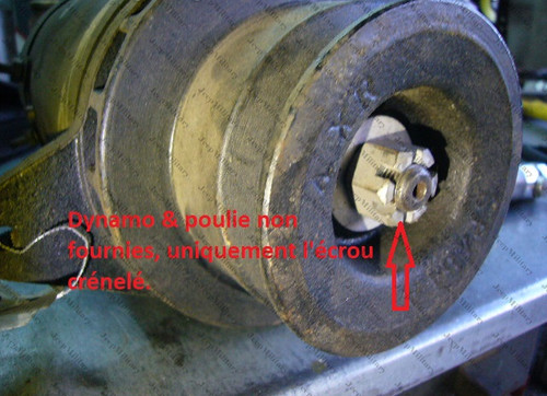 Ecrou crénelé dynamo jeep - crénelé,