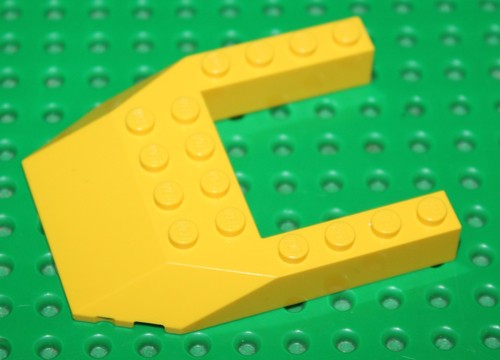 Lego yellow wedge 6x8 - lego,