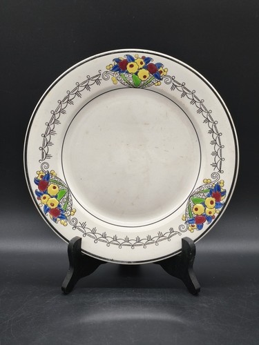 Assiette longwy faïence - longwy,