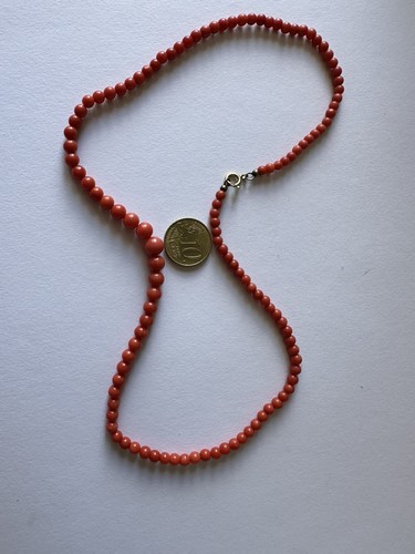 Collier corail rouge - corail,