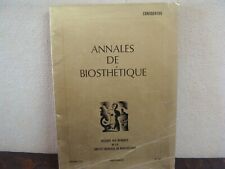Annales de Biosthétique -