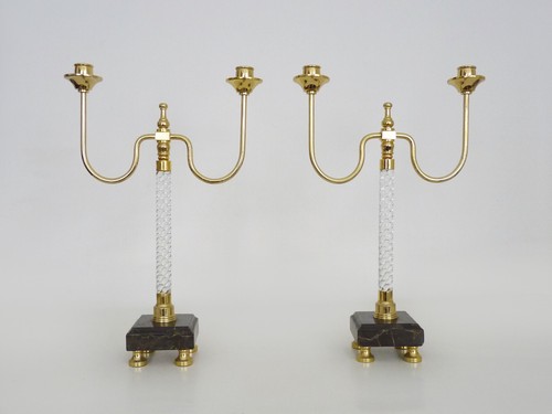Paire grands chandeliers - paire,
