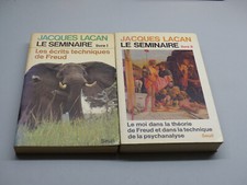 Jacques Lacan le séminaire 2 volumes écrits techniques de Freud + le Moi