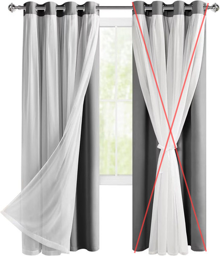 Rideau transparent tulle - rideau,