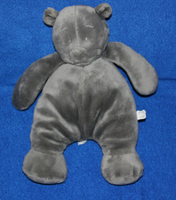 NOUKIES DOUDOU PELUCHE OURS TONTON GRIS FONCE POUDRE D'ETOILES ETAT NEUF