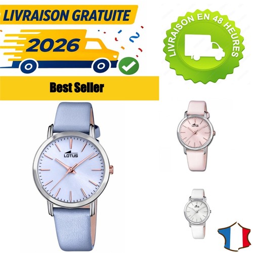 Montre femme lotus - femme, cuir