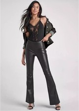 Pantalon en cuir femme