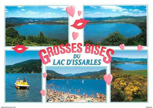 Carte postale lac - carte,